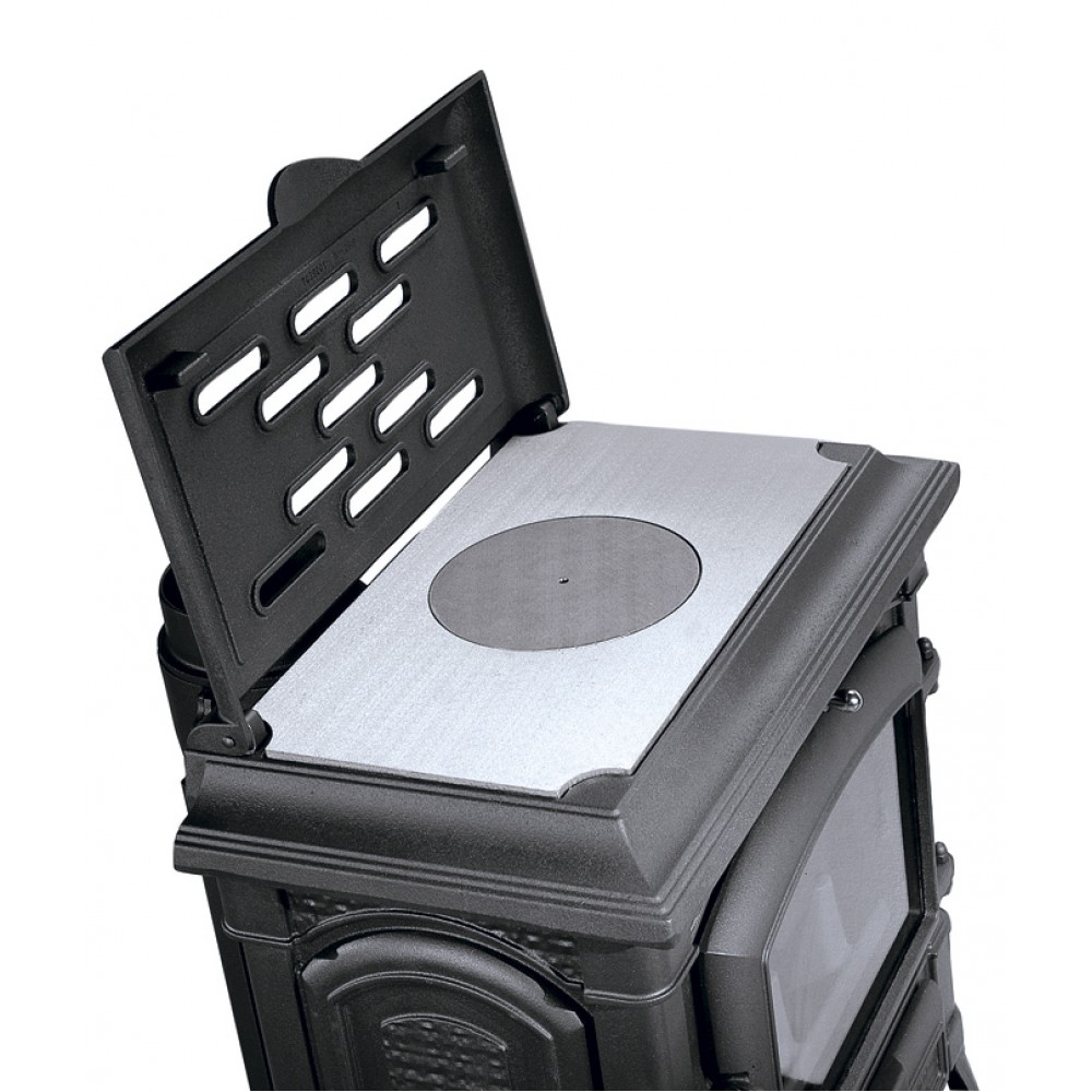 Италианска чугунена камина на дърва La Nordica Isetta con cerchi EVO с котлон, 11.9kW | Сухи камини на дърва | Камини на дърва |