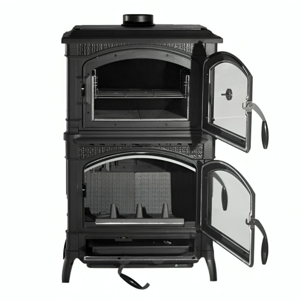 Италианска чугунена камина на дърва с фурна La Nordica Isotta Forno EVO, 9.7kW | Сухи камини на дърва | Камини на дърва |