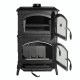 Италианска чугунена камина на дърва с фурна La Nordica Isotta Forno EVO, 9.7kW | Сухи камини на дърва | Камини на дърва |