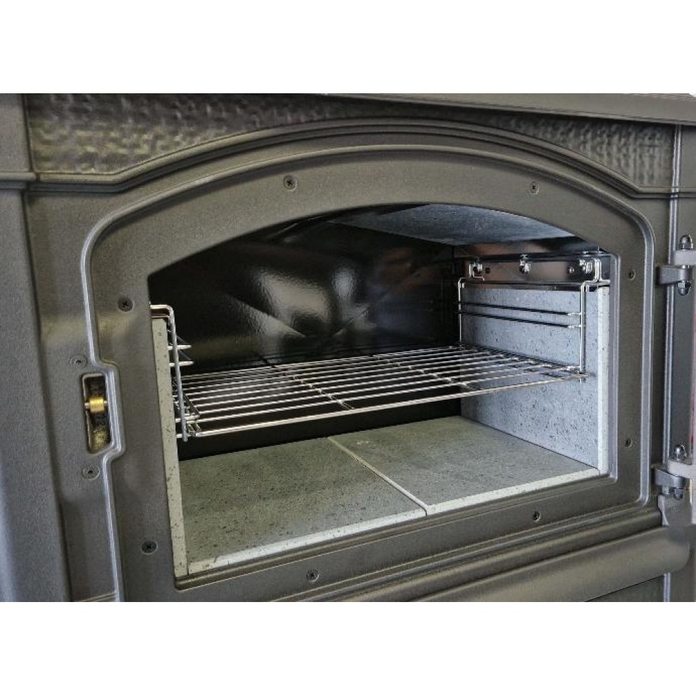 Италианска чугунена камина на дърва с фурна La Nordica Isotta Forno EVO, 9.7kW | Сухи камини на дърва | Камини на дърва |