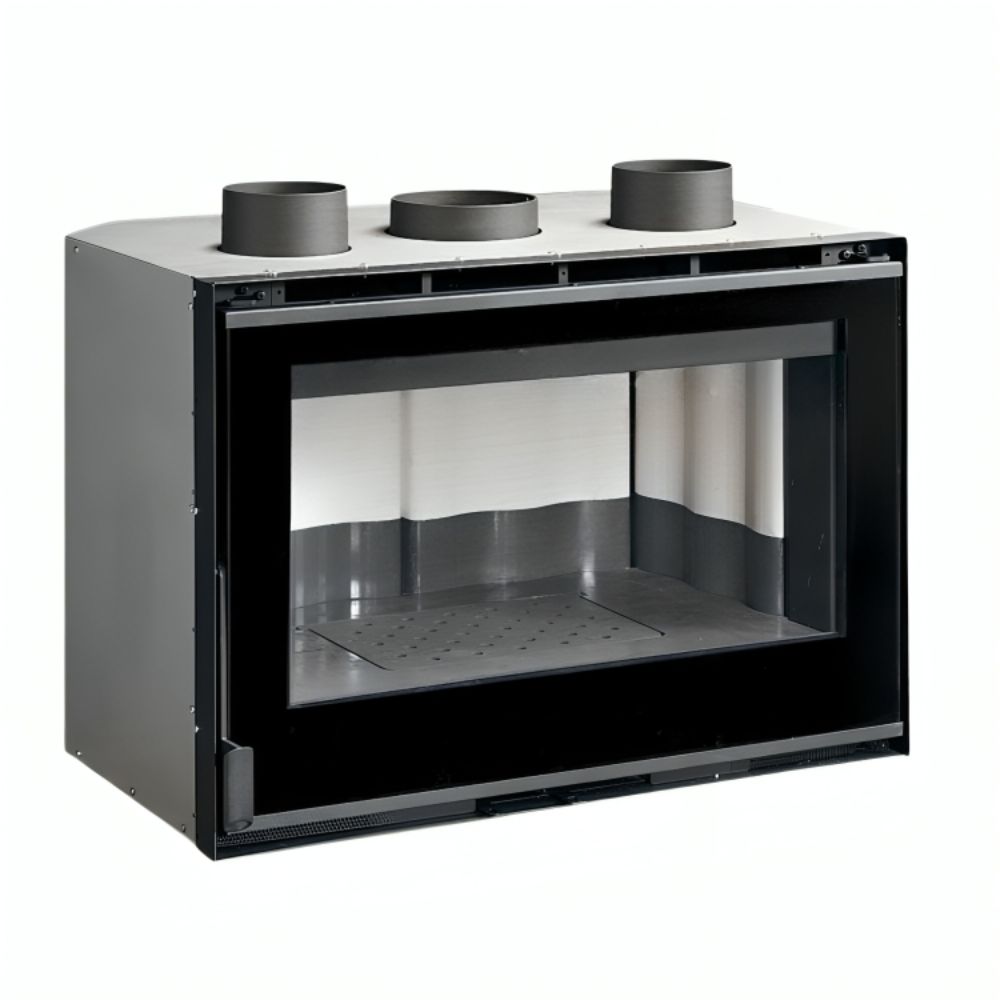 Италианска чугунена камина на дърва за вграждане La Nordica 80 crystal Evo 2.0 ventilato, 7.4kW | Сухи камини за вграждане | Камини за вграждане |