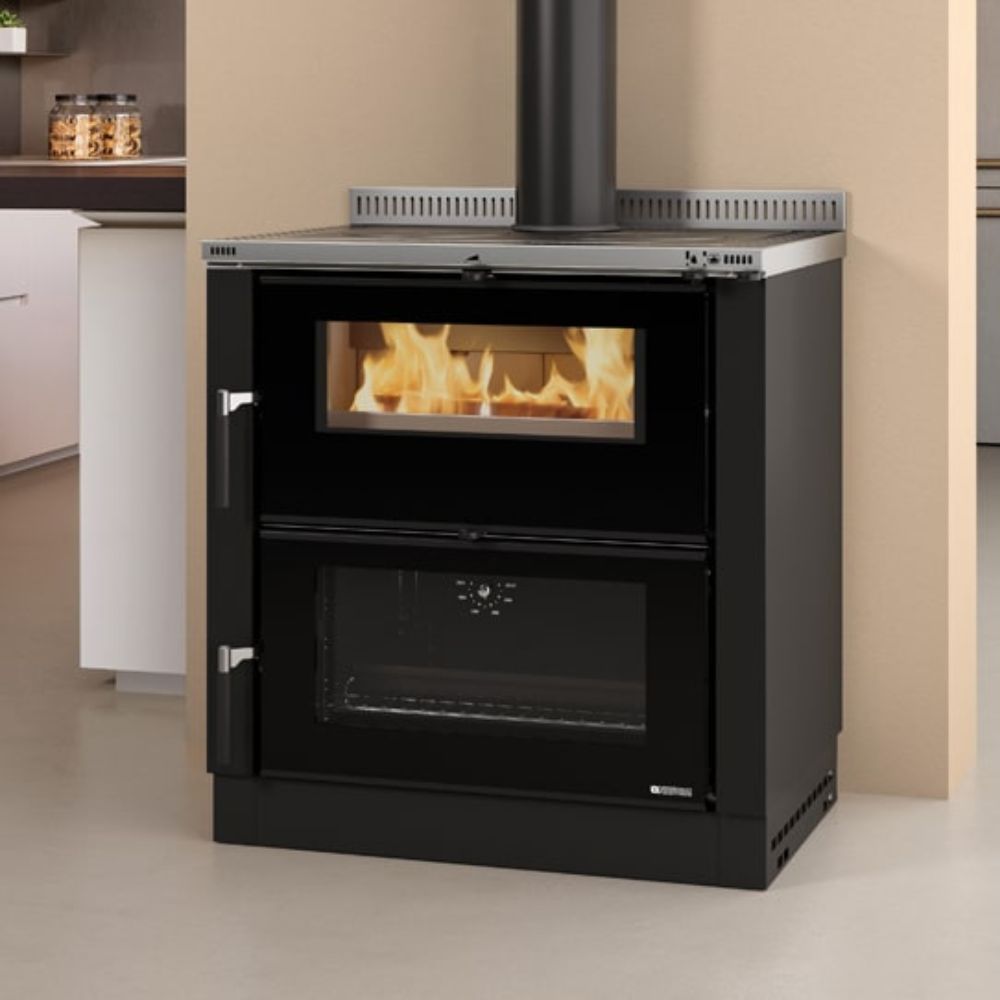 Италианска готварска печка на дърва за вграждане La Nordica Verona XXL, 7.0kW | Камини на дърва с фурна | Камини на дърва |
