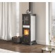 Италианска камина на дърва с фурна La Nordica Gemma Forno бяла, 7.3kW | Камини на дърва с фурна | Камини на дърва |