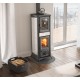 Италианска камина на дърва с фурна La Nordica Gemma Forno бяла, 7.3kW | Камини на дърва с фурна | Камини на дърва |