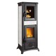 Италианска камина на дърва с фурна La Nordica Gemma Forno бяла, 7.3kW | Камини на дърва с фурна | Камини на дърва |