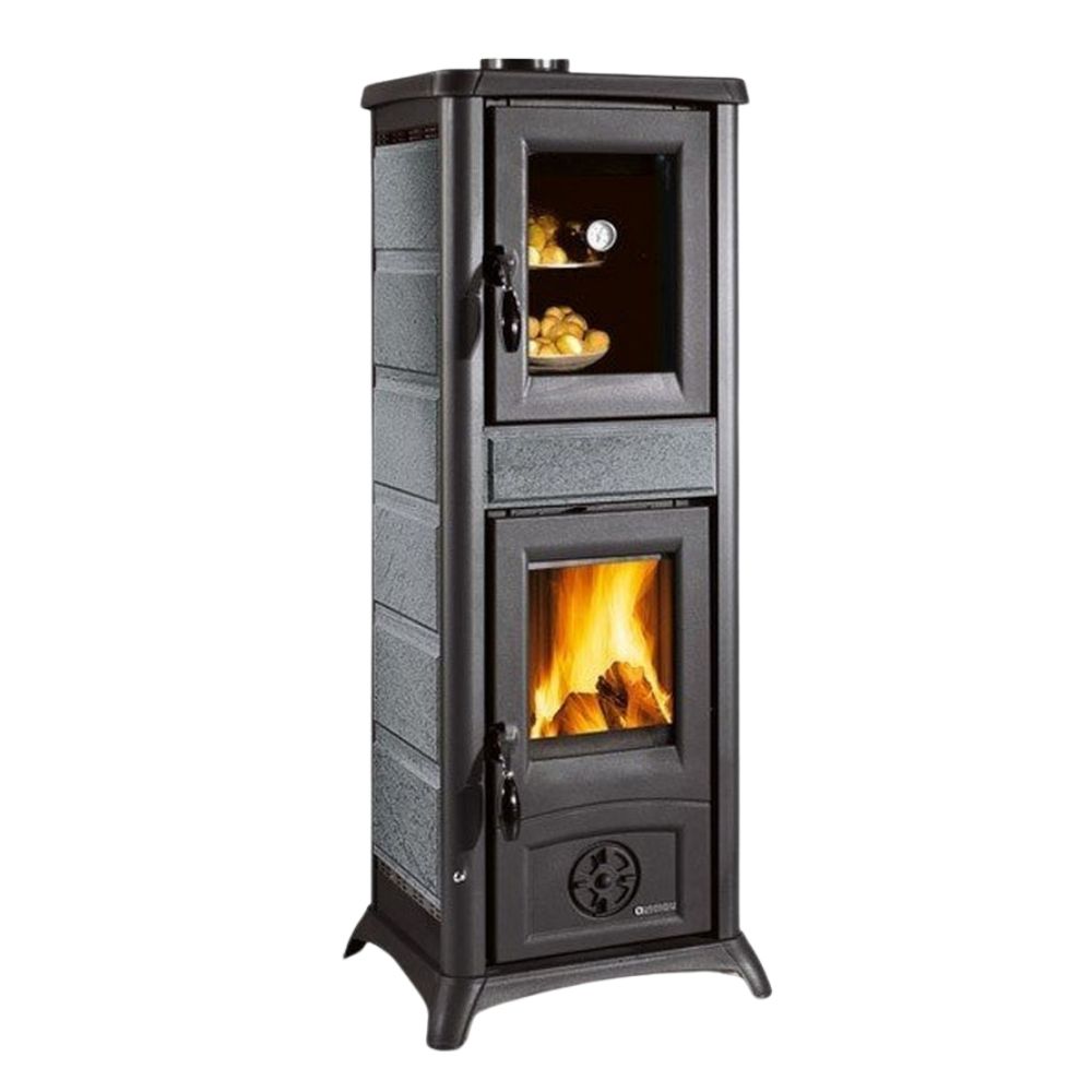 Италианска камина на дърва с фурна La Nordica Gemma Forno 5.0 естествен камък, 7.3kW | Сухи камини на дърва | Камини на дърва |