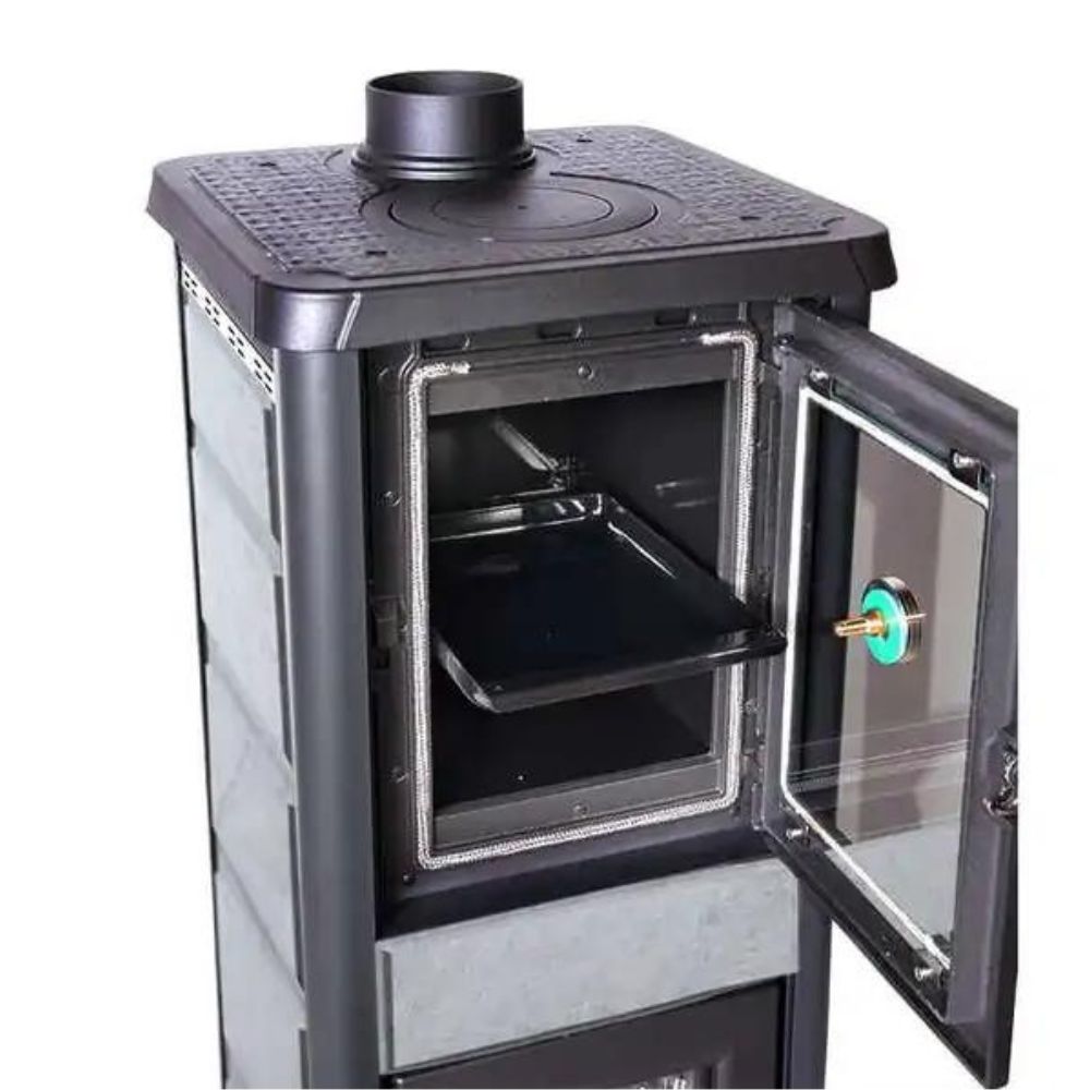 Италианска камина на дърва с фурна La Nordica Gemma Forno 5.0 естествен камък, 7.3kW | Сухи камини на дърва | Камини на дърва |