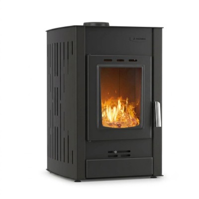 Камина на дърва с водна риза Velmora Fire ATS HYDRO черна, 25kW - Камини на дърва