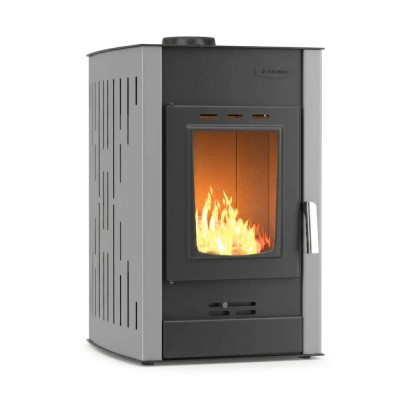 Камина на дърва с водна риза Velmora Fire ATS HYDRO сива, 25kW - Камини на дърва