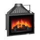 Камина за вграждане на дърва UNIFLAM 700 PLUS ECO с клапа и подаване на въздух, 12kW | Сухи камини за вграждане | Камини за вграждане |