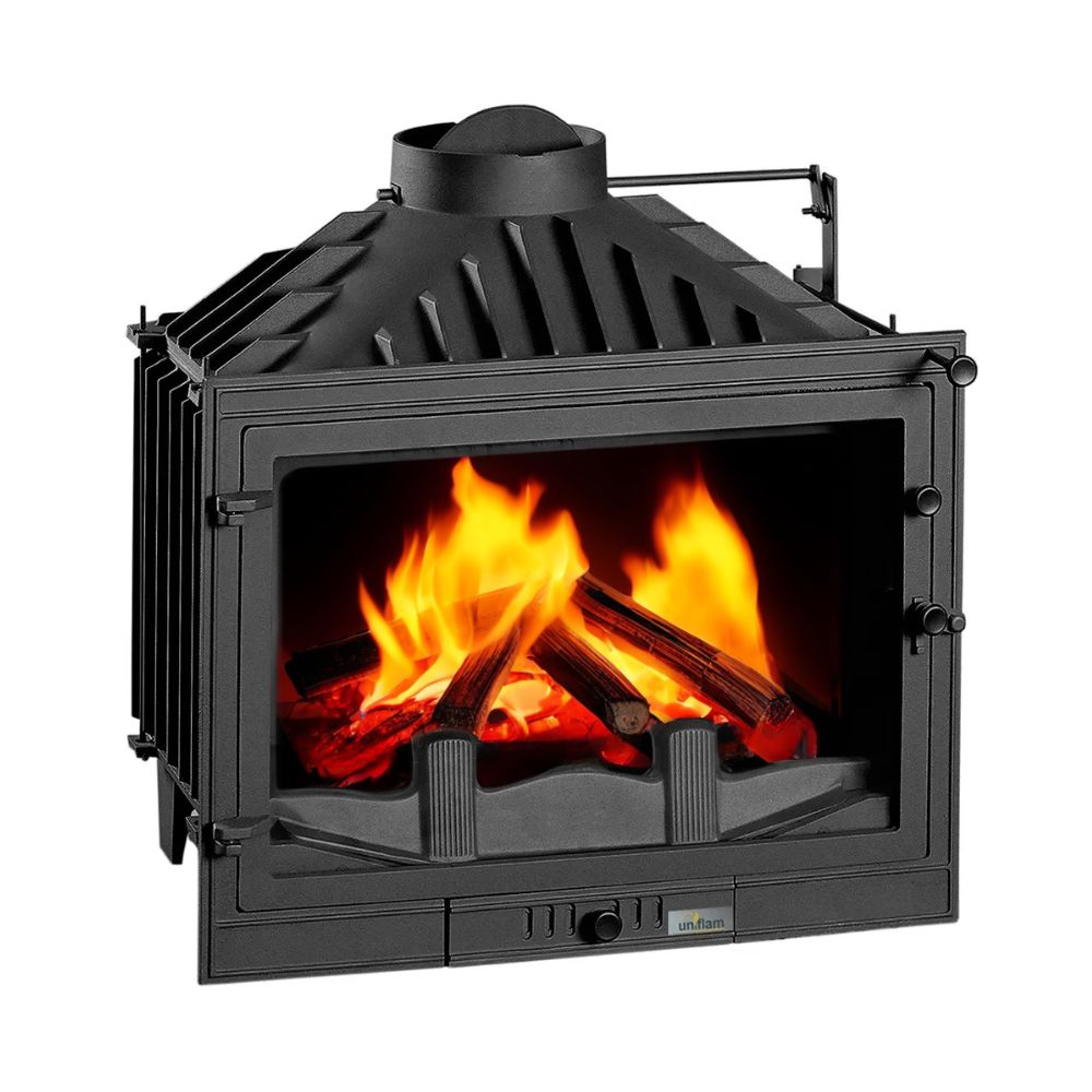 Камина за вграждане на дърва UNIFLAM 700 STANDARD ECO с клапа и подаване на въздух, 10kW | Сухи камини за вграждане | Камини за вграждане |