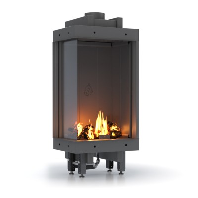 Камина за вграждане на газ Velmora Fire GAS STANDING CORNER, 3.9kW - 6.0kW - Камини за вграждане