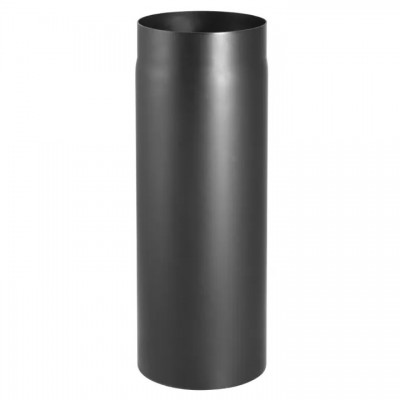 Черен димоотвод от стомана PARKANEX, Прав, Дължина 0.5м, Ф130, Дебелина 2мм - Комини
